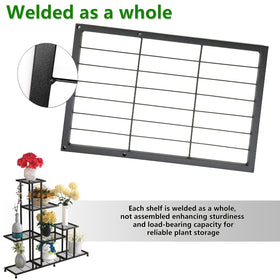 Twhep durable iron-grid frame emphasizes strength and resilience