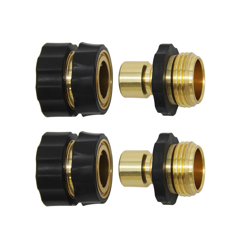 Twinkle Star female quick connector with grip enables fast, leak-free hose connections.
