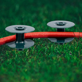 Twinkle Star 6-pack hose guide set for durable garden protection.