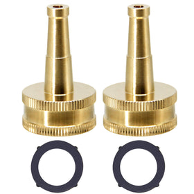 Twinkle Star brass jet nozzle 2-pack boxed for outdoor cleaning tasks.