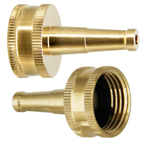 Twinkle Star brass jet nozzle close-up highlighting durable construction.