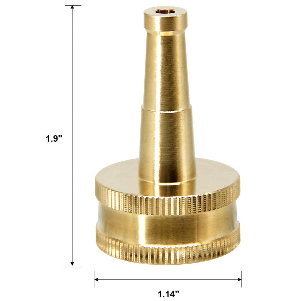 Twinkle Star jet nozzle attached to hose shows secure connection.