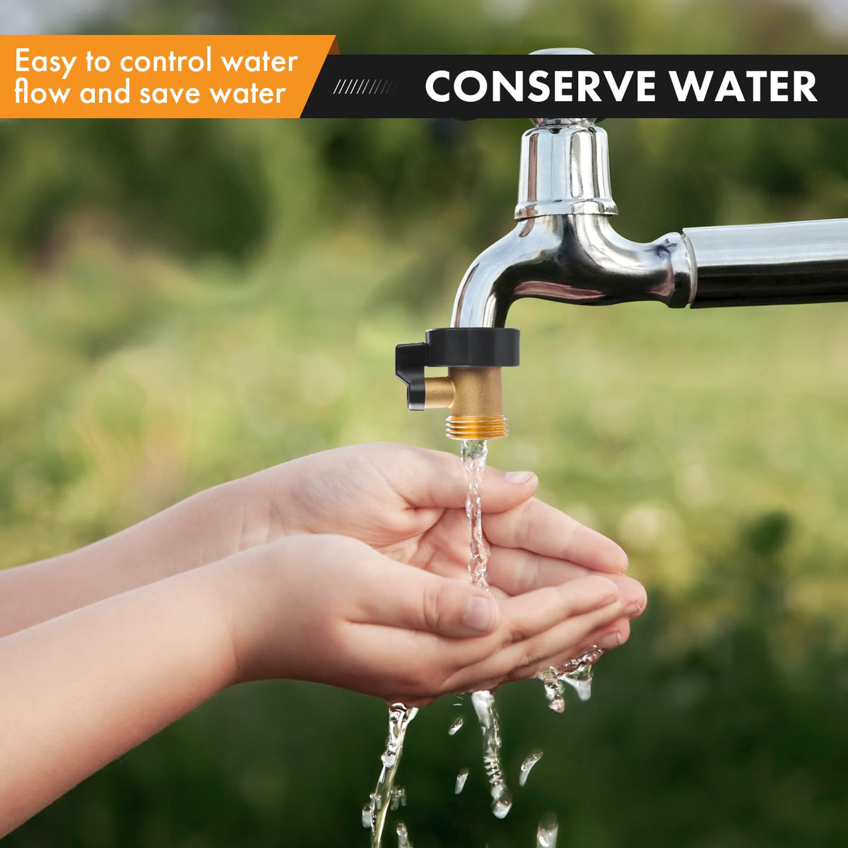 Twinkle Star three-quarter-inch thread valve fits standard hoses for broad compatibility.