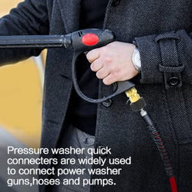 Twinkle Star compact brass fitting ready for high-temp cleaning tasks.