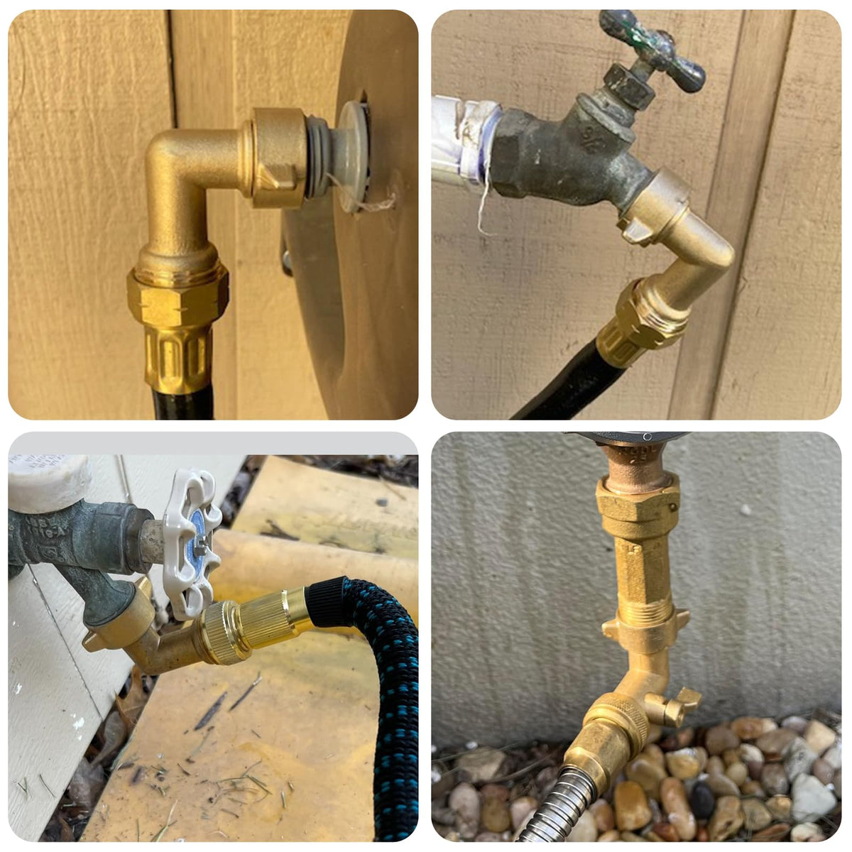 Twinkle Star durable brass construction built for long-lasting garden and RV hose use.