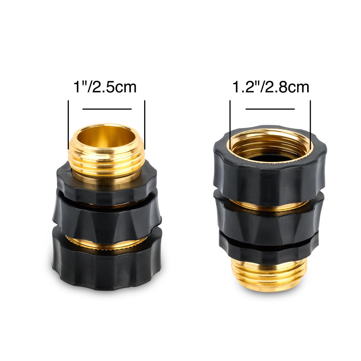 Twinkle Star female quick connector with grip for easy handling.
