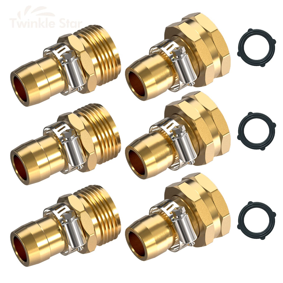 Twinkle Star garden hose repair connector set for quick hose repair and connection.