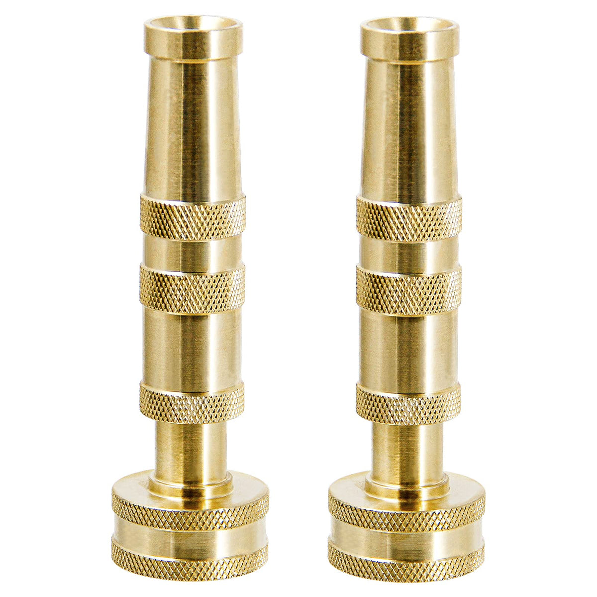 Twinkle Star heavy-duty brass twist nozzle front view for durable watering.