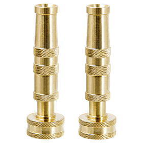Twinkle Star heavy-duty brass twist nozzle front view for durable watering.