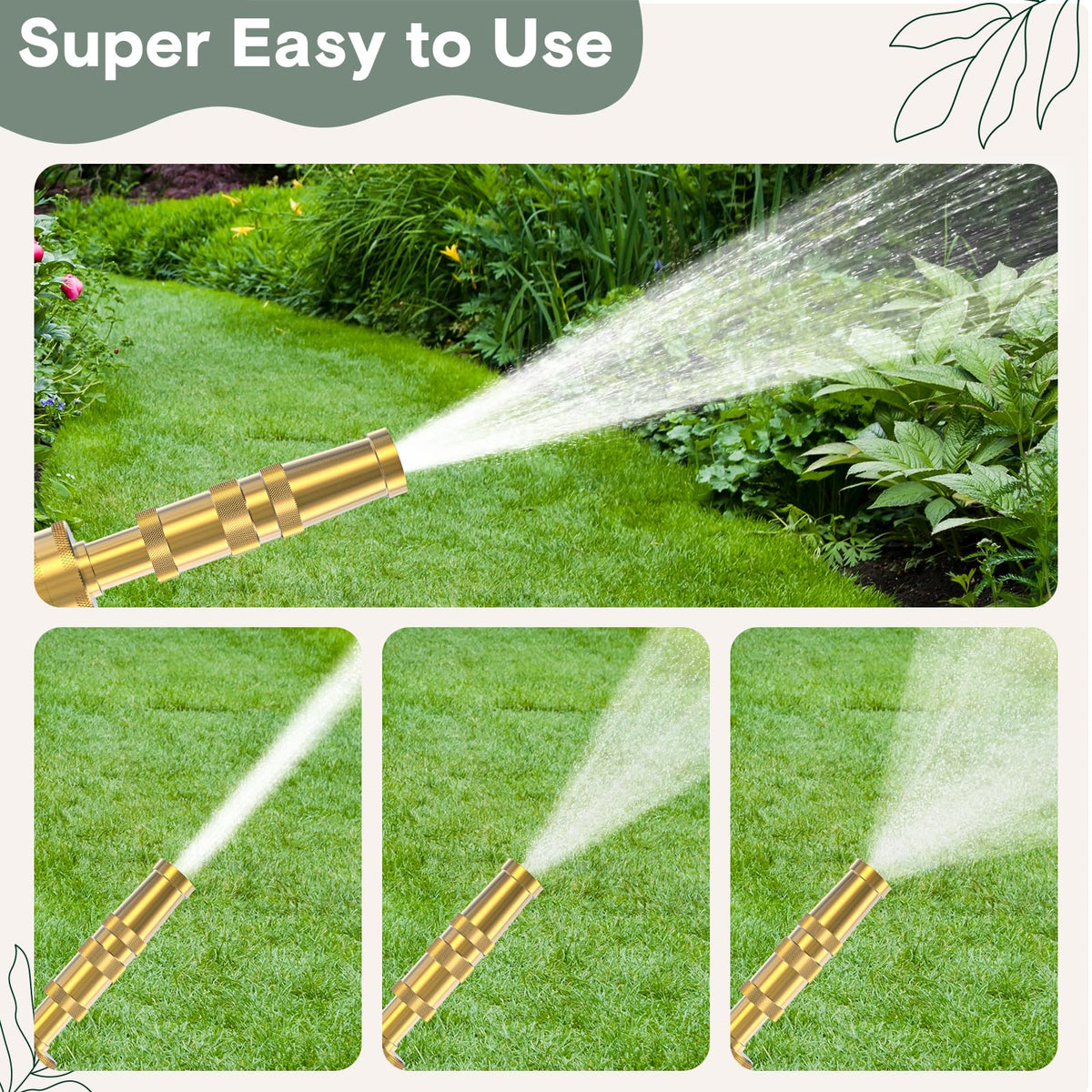 Twinkle Star o-ring-seals prevent leaks at connections for drip-free use.