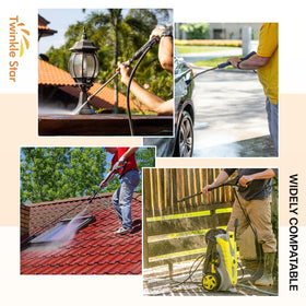 Twinkle Star supports up to 5,000 PSI for demanding cleaning tasks.