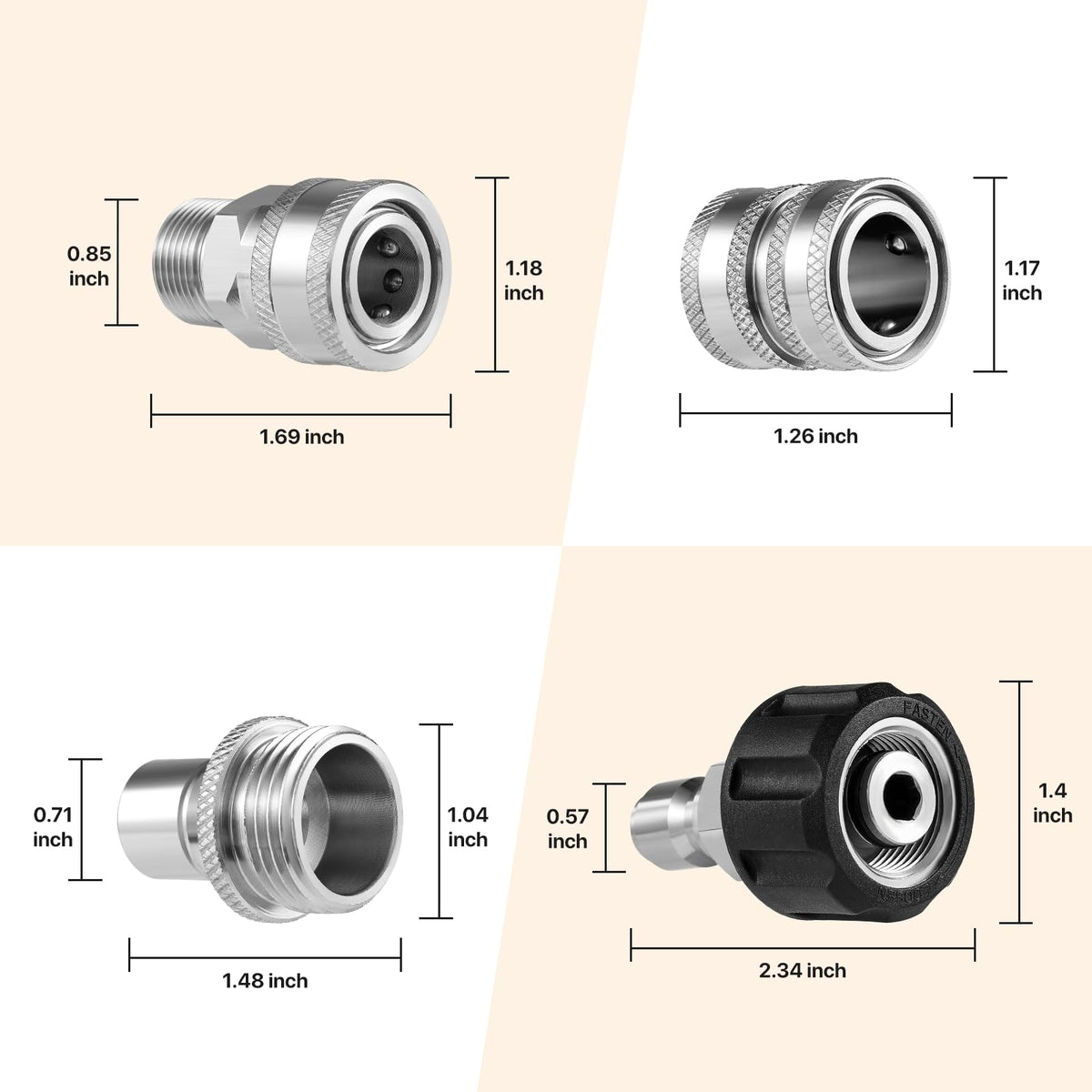 Twinkle Star kit includes two M22-14 swivels for versatility.