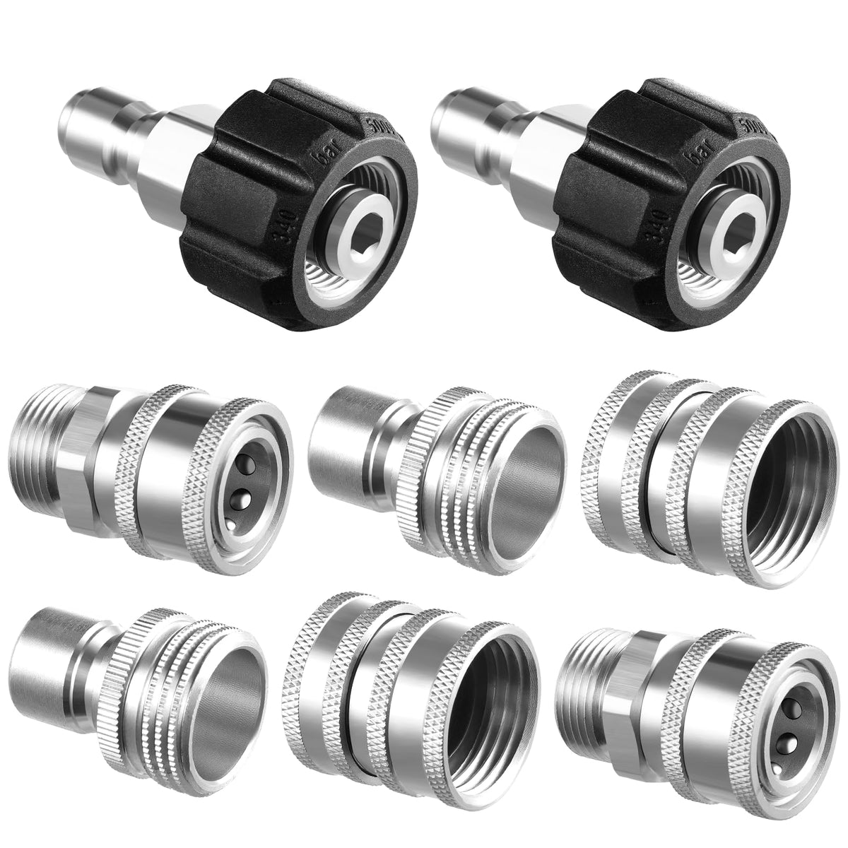 Twinkle Star M22 14mm swivel quick connect for easy, secure nozzle attachment.