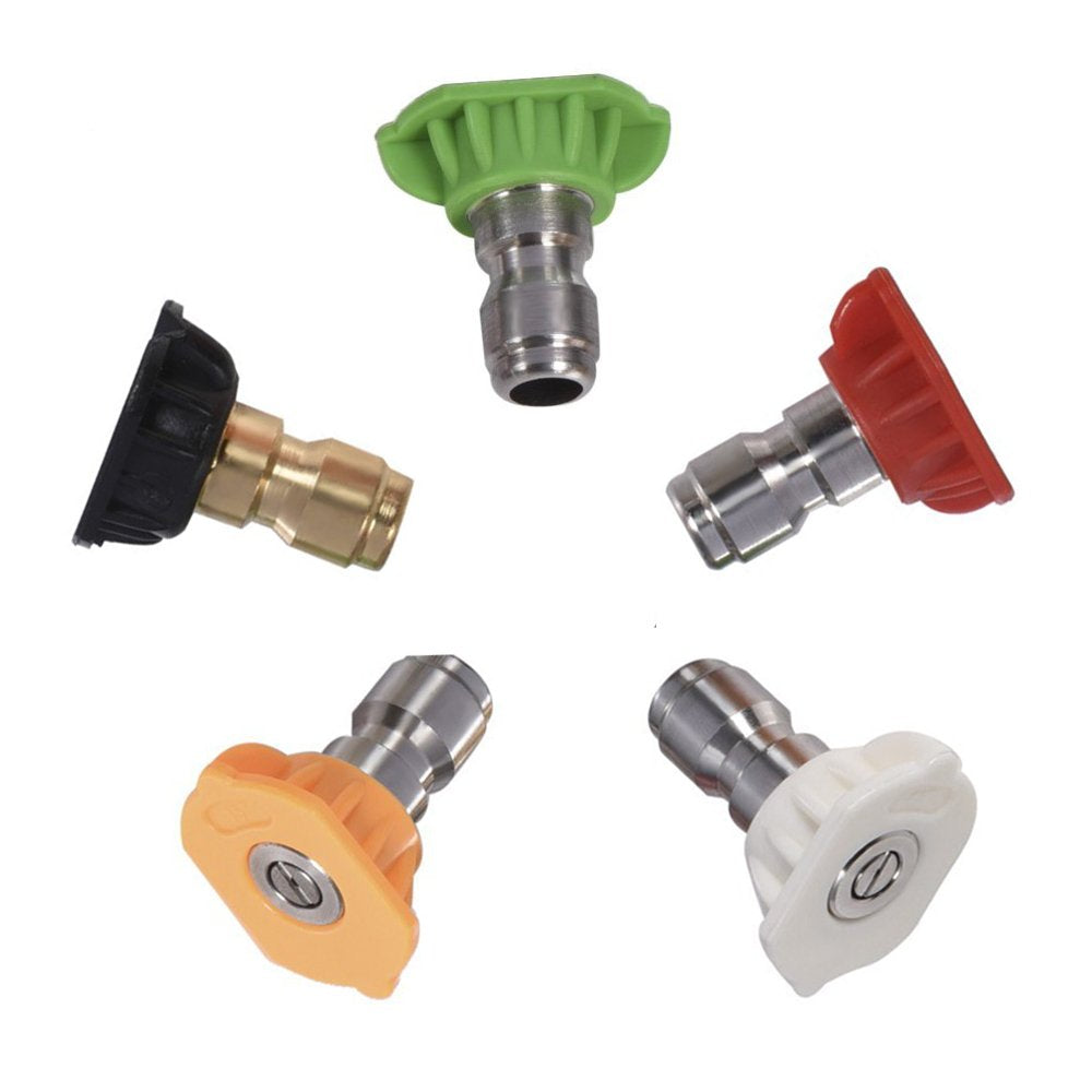 Twinkle Star red 0-degree stainless steel nozzle tip for powerful direct jets.
