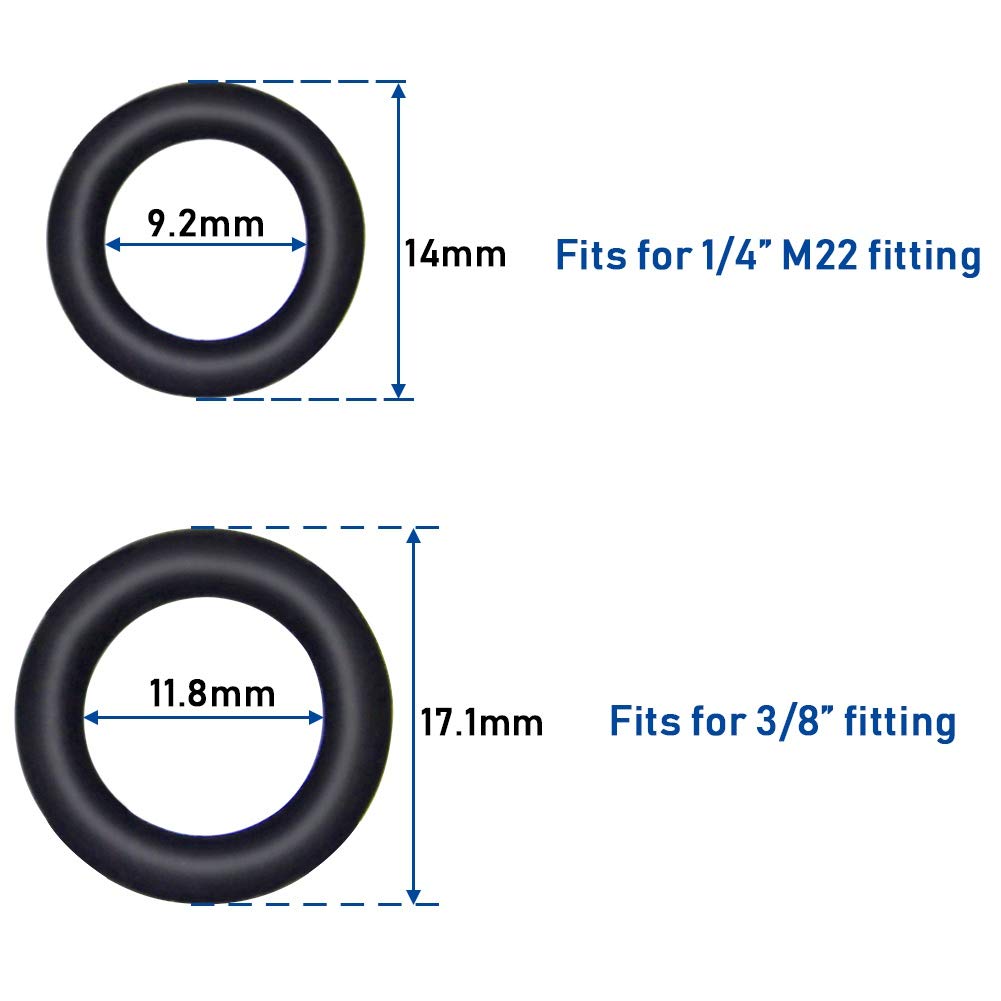 Twinkle Star o rings for 3 8 inch quick connect seal for reliable pressure connection