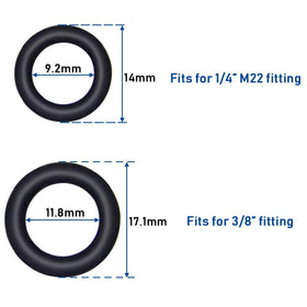 Twinkle Star o rings for 3 8 inch quick connect seal for reliable pressure connection