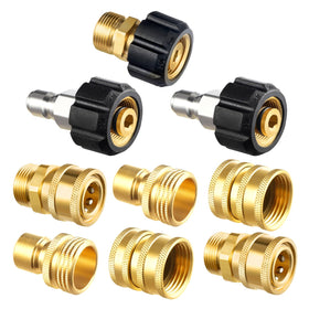 Twinkle Star M22-14 swivel adapter for fast, secure quick-connect in high-pressure cleaning tasks.