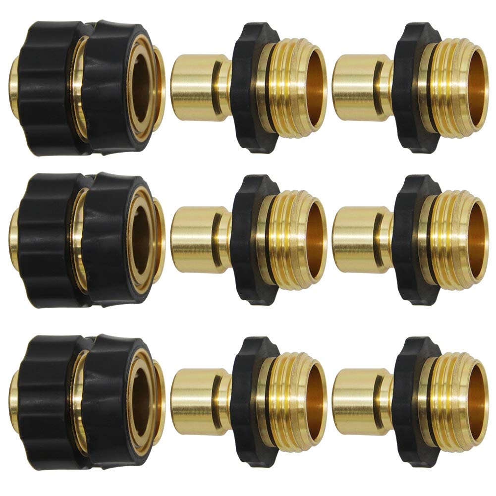Twinkle Star quick connector set front view shows easy-to-use hose fittings