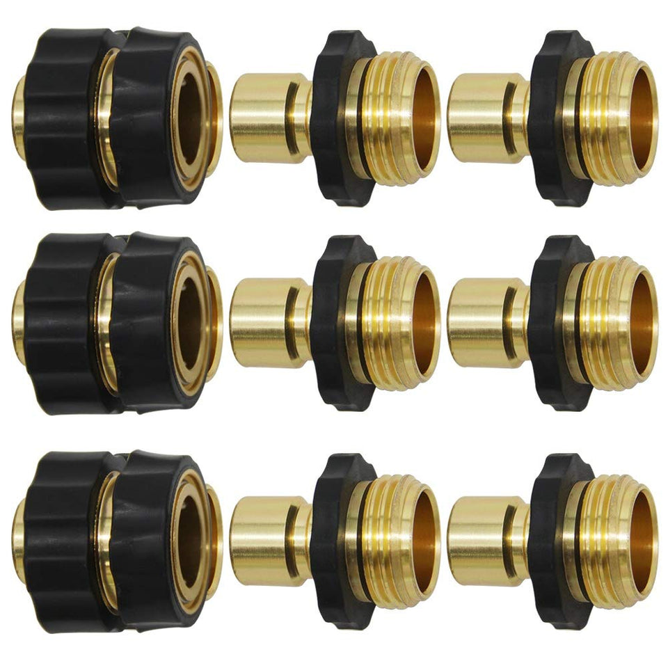 Twinkle Star quick connector set front view shows easy-to-use hose fittings