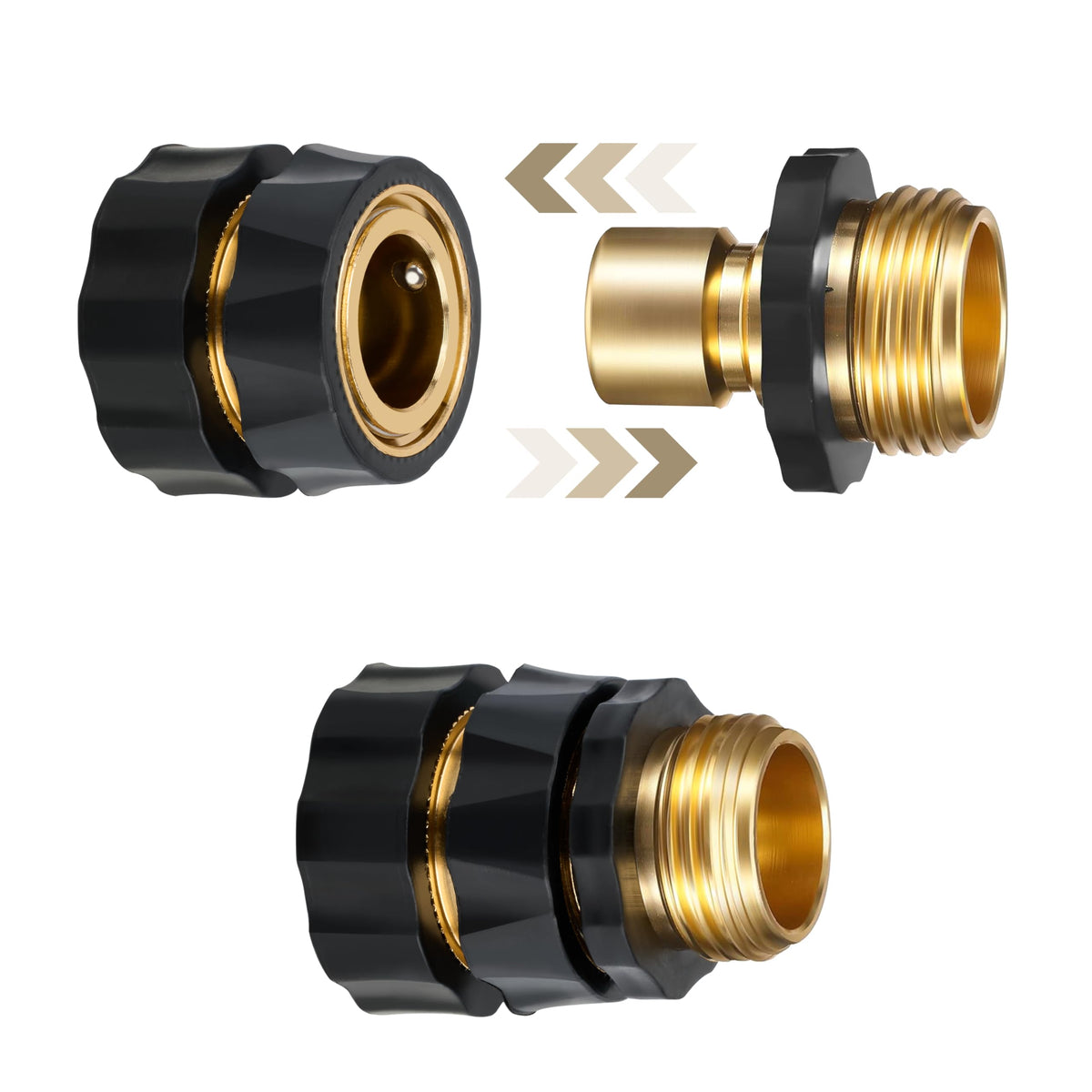 Extra rubber washers from Twinkle Star ensure a tight seal.