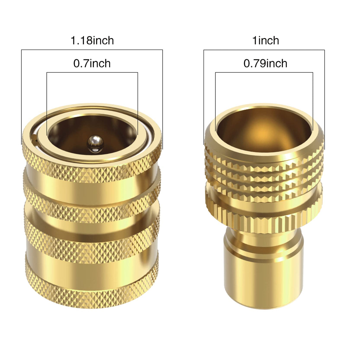 Twinkle Star sink spigot connectors provide easy faucet-to-hose adaptation.