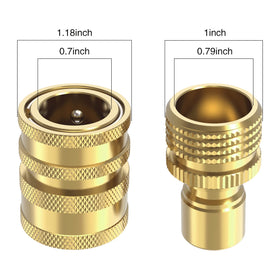 Twinkle Star sink spigot connectors provide easy faucet-to-hose adaptation.