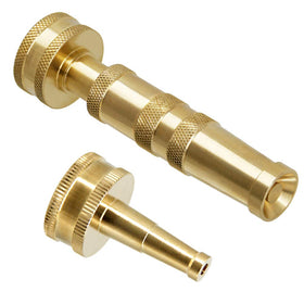 Adjustable twist barrel lets you switch from mist to jet spray.