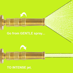 Twinkle Star nozzle used for car washing with powerful jet spray.