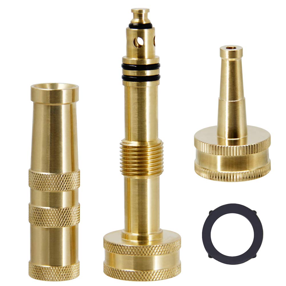Twinkle Star solid brass nozzle ideal for garden watering and quick setup.