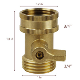 Two-pack valves for convenient use on multiple hoses or as spare parts.