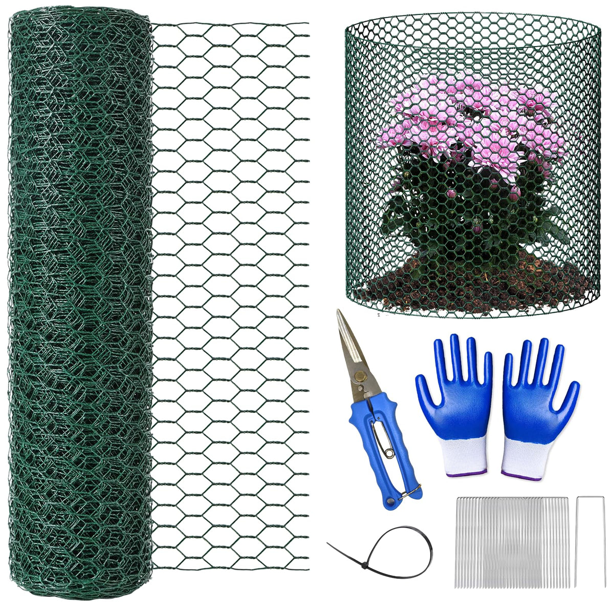 Twintaogo plant protectors roll; long DIY-friendly coverage for versatile garden sizing.