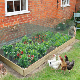 Twintaogo PVC-coated wire mesh durability; long-lasting garden protection.