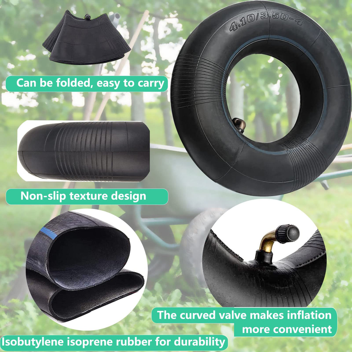 Tworider anti-slip pattern inner tube demonstrates improved traction