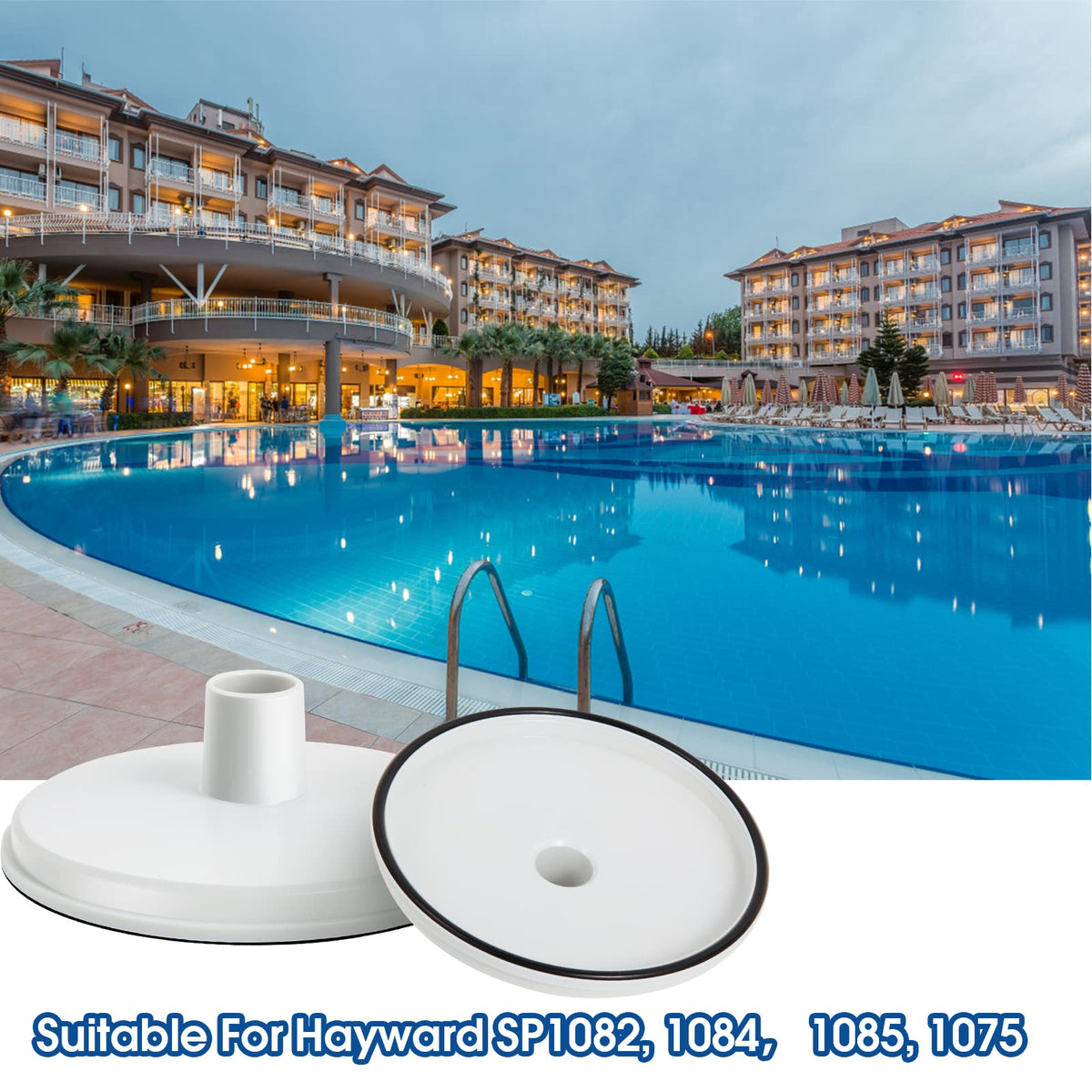 Easy installation of SP1106 skim vac plate