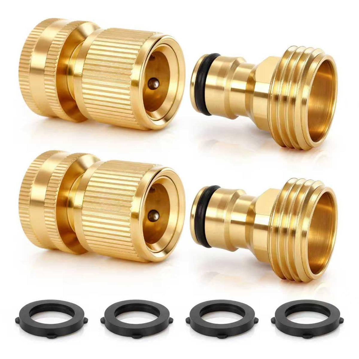 Txmiuao brass quick connect for durable outdoor use and reliable watering.