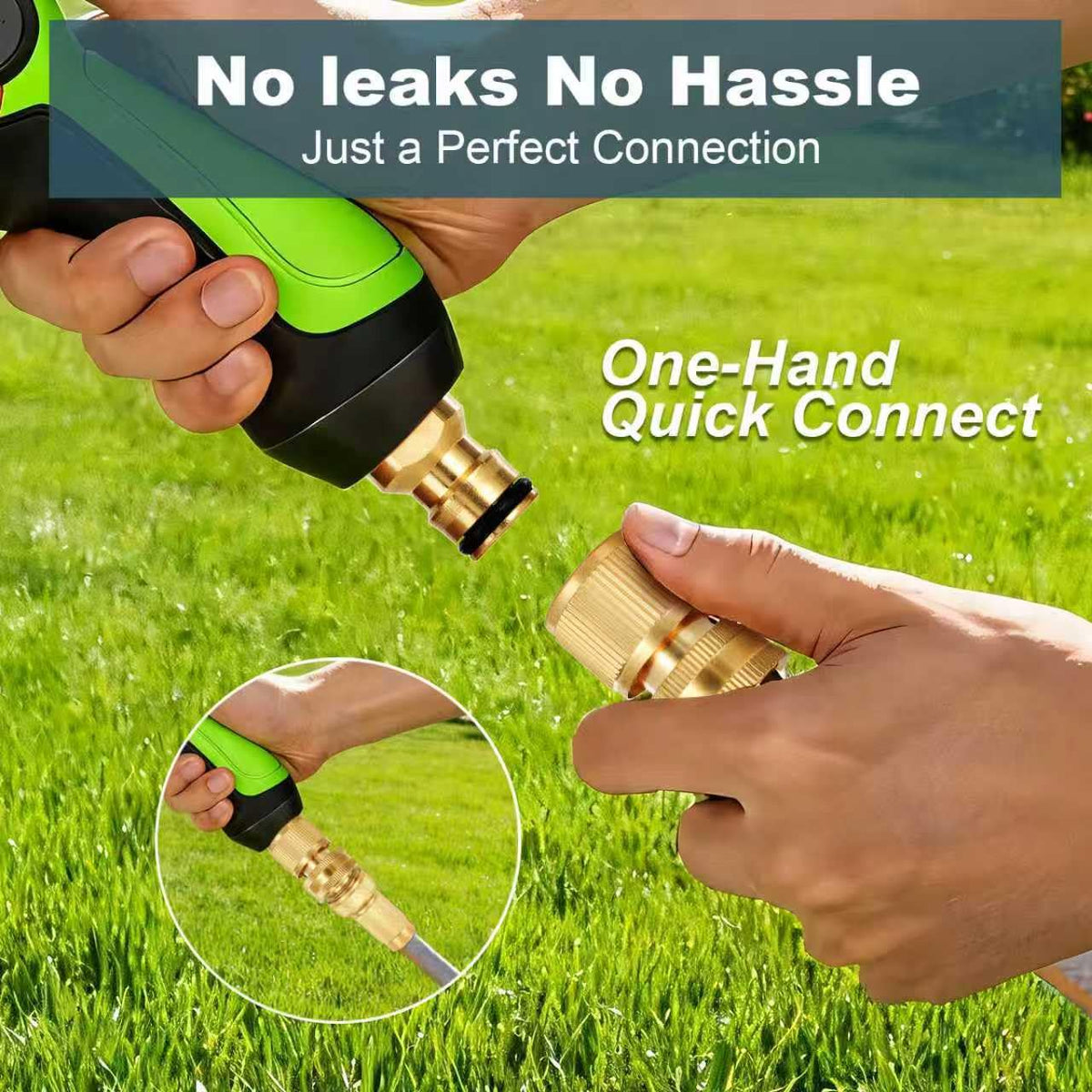Txmiuao quick connect brass fittings resist corrosion for long-lasting seal.