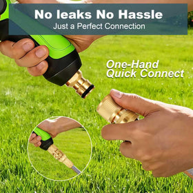 Txmiuao quick connect brass fittings resist corrosion for long-lasting seal.