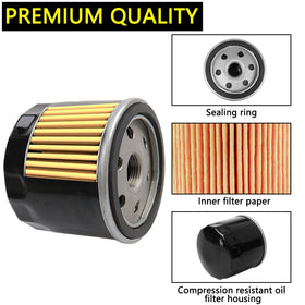 TXRXIZ 1205001S oil filter top view highlights sealing surface to prevent leaks