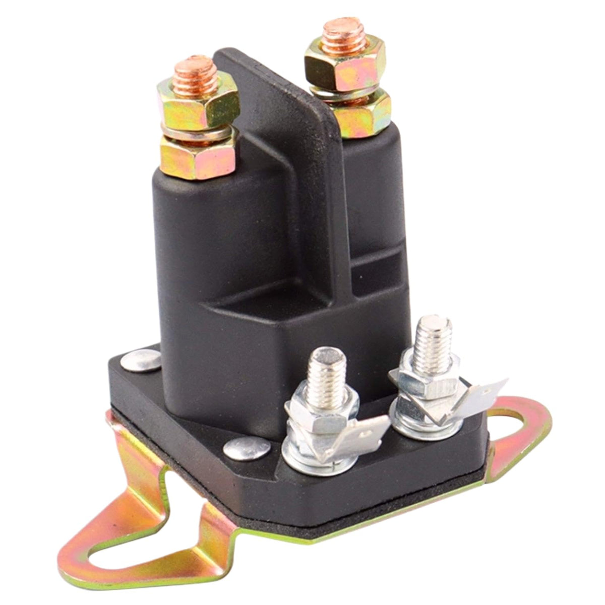 TXRXIZ 117-1197 starter solenoid close-up for reliable mower ignition.