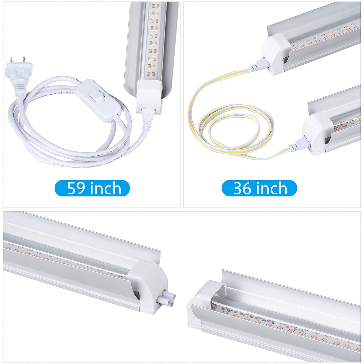 Aluminum shell on TYAGMAM unit provides efficient heat dissipation and longer LED life.