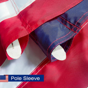 TYCDZ embroidered stars flag emphasizes premium craftsmanship for ceremonies.