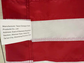 TYCDZ outdoor flag display on pole sleeve saves setup time.