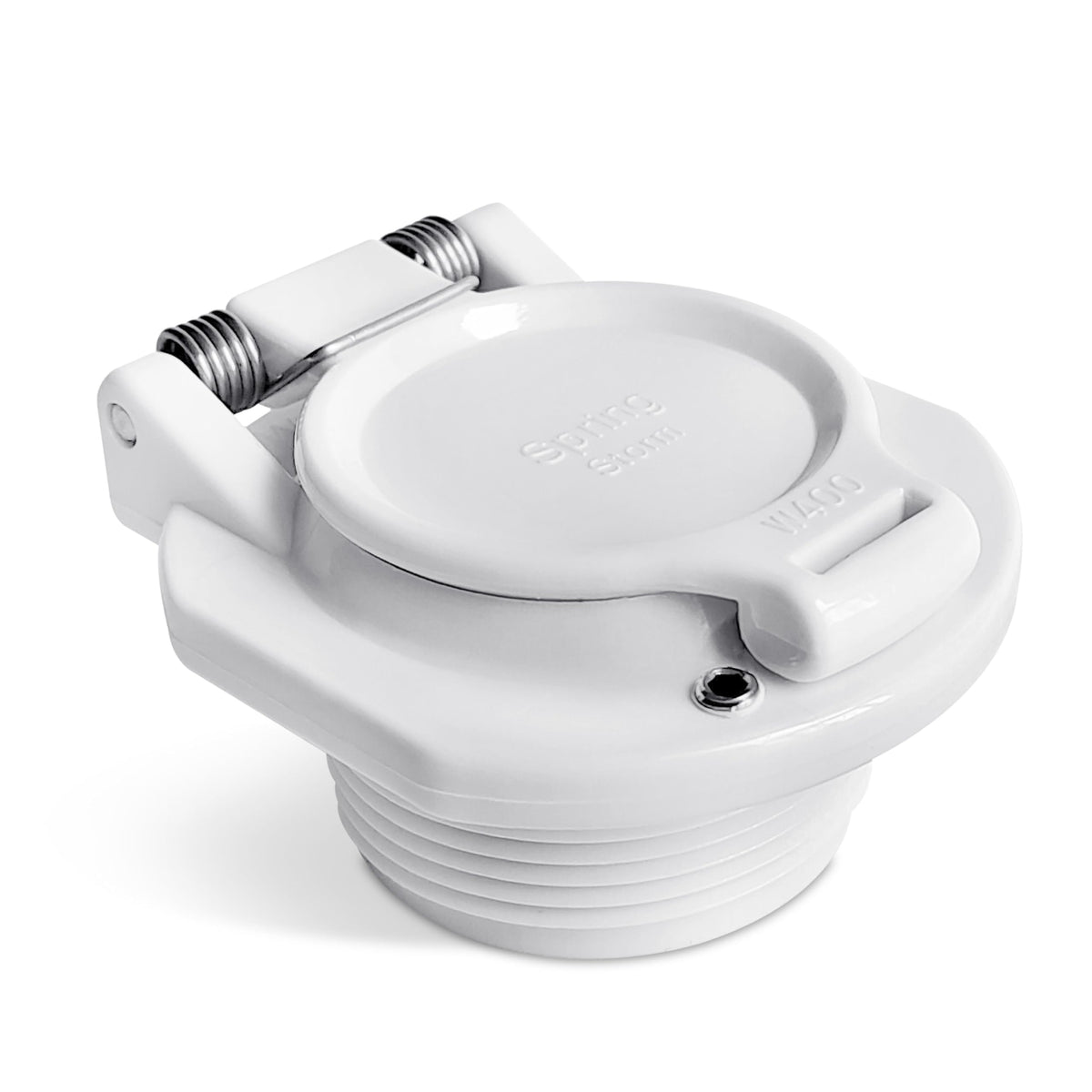 TycoonWon W400BWHP free rotating vacuum lock white fits Hayward Navigator for a stable hose connection.