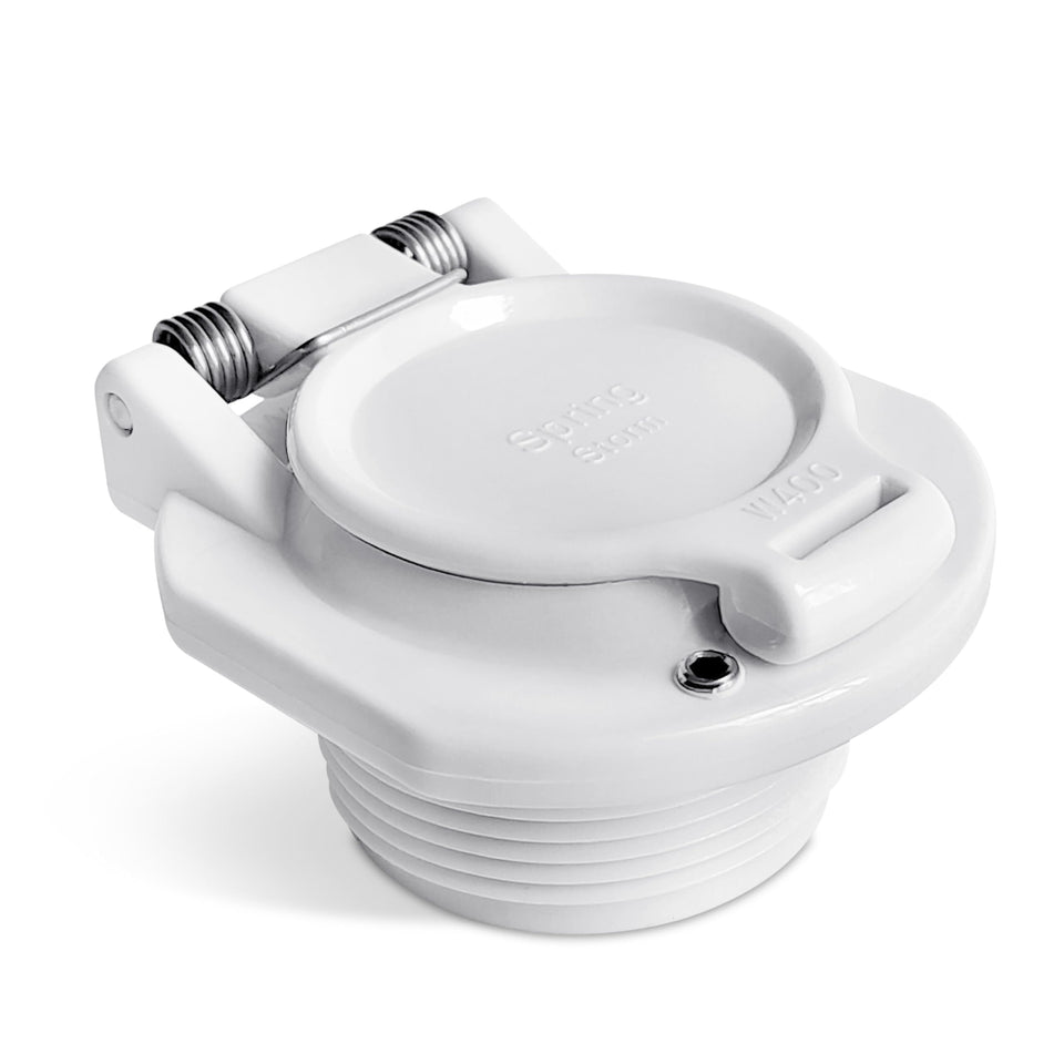 TycoonWon W400BWHP free rotating vacuum lock white fits Hayward Navigator for a stable hose connection.