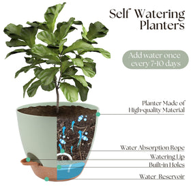 TYMENSH clip-on watering lip guides water directly to roots