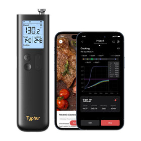 Typhur Sync Gold base display showing readings for easy monitoring