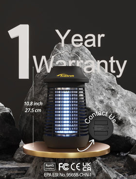 Tysonir Bug Zapper indoor design blends with decor while quietly reducing flying insects.