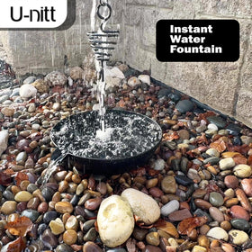 U-nitt powder-coated heavy-duty basin stands up to outdoor weather