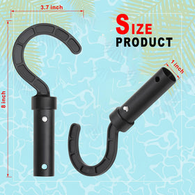 Uoark hook made of ABS material resists water and corrosion.