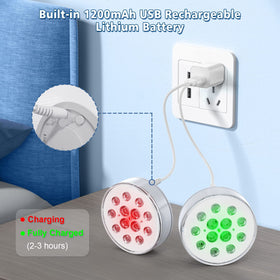 U UZOPI pool lights remote control enables quick color and mode changes.